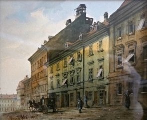 Franz von Alt - Městský motiv